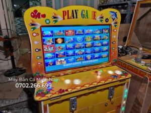 MÁY BẮN CÁ MINI 32 IN - 35 TRÒ CHƠI - LẮP XU