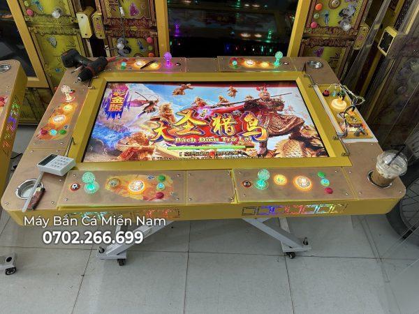 Máy bắn cá chân xếp 6 tay 43in Bách điểu trở lại