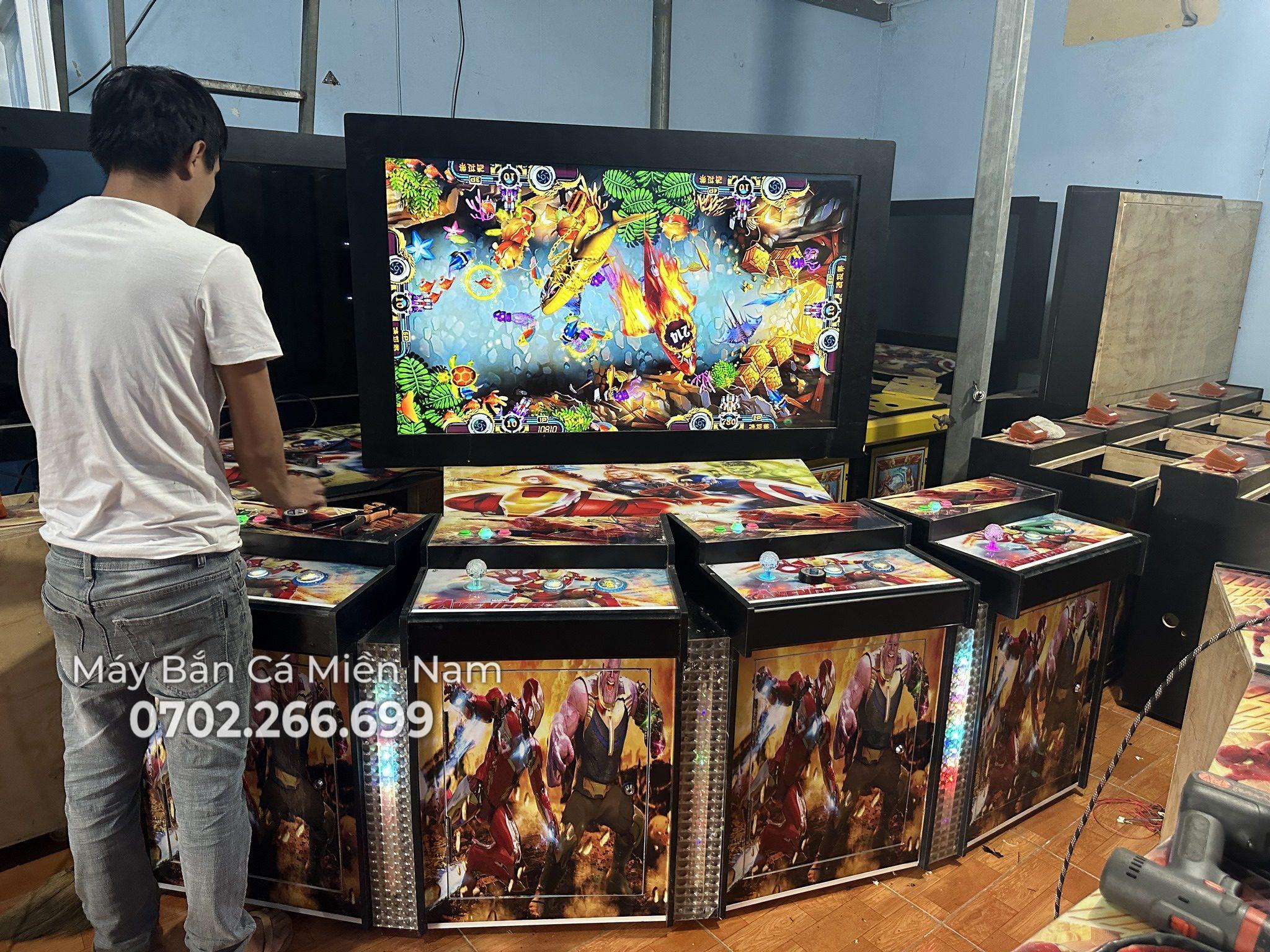 Máy bắn cá 4 tay đứng