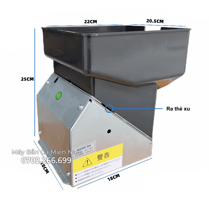 Mô tơ xả thẻ xu 24v - 008
