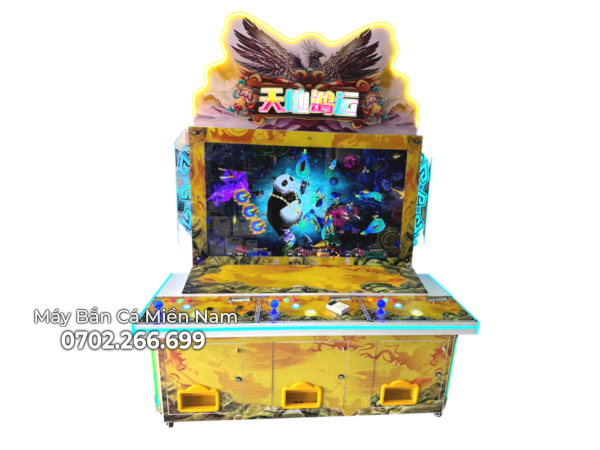 Máy Bắn Cá Đứng Ra Xu - Máy Bắn Cá 3 Tay 55 inch